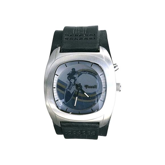 Vintage Fossil JR-8290 Big Tic Surfer Digital Animation Display Men's Watch Rare - Picture 5 of 11